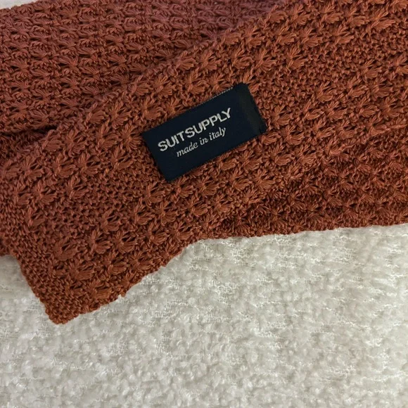 Suitsupply Rust Knit Accessory - Picture 4 of 7